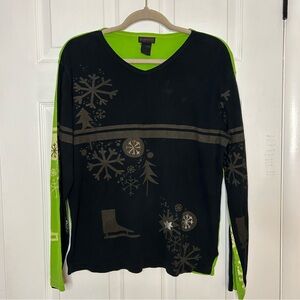 Custo Barcelona Flawed Winter Snowflake Shirt